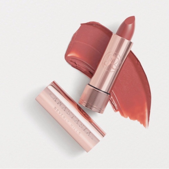 💋NIB💋 ANASTASIA BEVERLY HILLS ✨Taupe Beige✨ Satin Lipstick (pink beige satin) - Picture 7 of 11